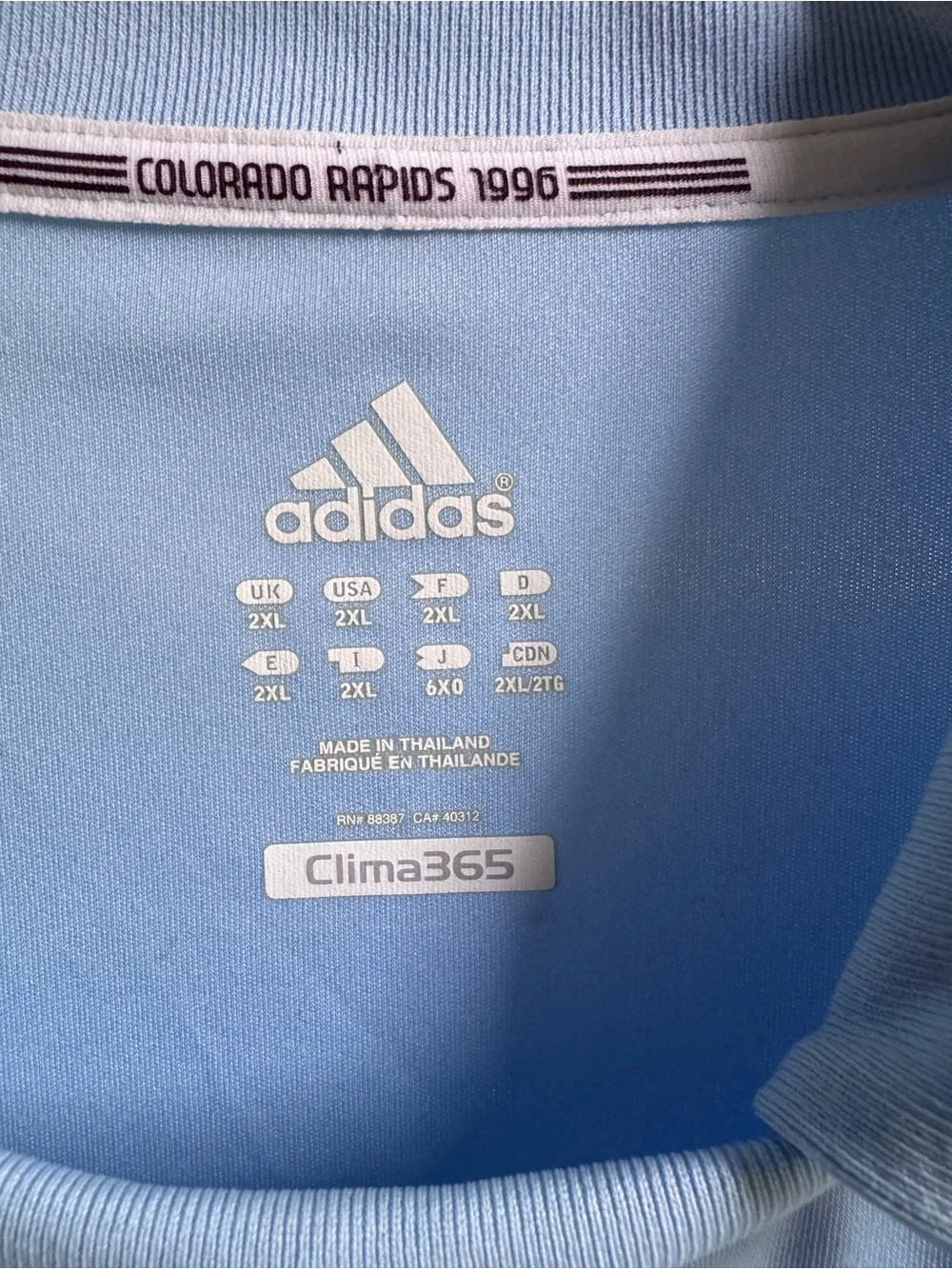 Colorado Rapids MLS jersey signed Size 2xl